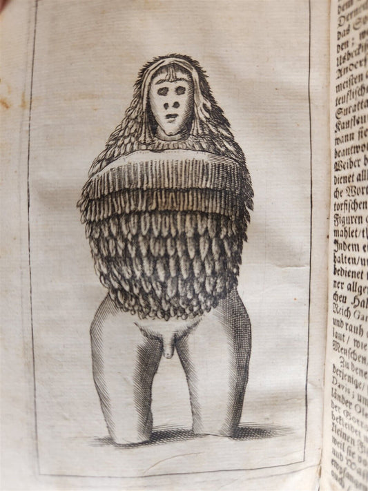 1674 WORLD'S RELIGIOUS SERVICES FULLY ILLUSTRATED antique VELLUM BINDING