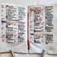 1519 BOOK OF HOURS PRINTED on VELLUM FRAGMENT antique POST-INCUNABULA scarce