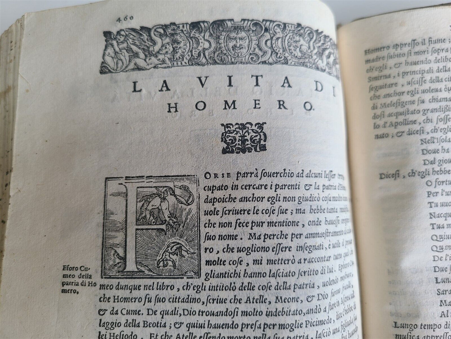 1560 PLUTARCH transl. by Lodovico Domenichi antique VELLUM BINDING 16th CENTURY