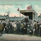CHICAGO IL CATTIE AUCTION UNION STOCK YARDS ANTIQUE POSTCARD