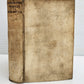 1719 HOMER ILIADOS with commentary by Manuel Moschopoulos antique VELLUM BINDING