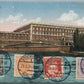 STOCKHOLM SLOTTET ANTIQUE POSTCARD w/ STAMPS