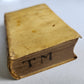 1624 LIBRI PSALMORUM antique VELLUM BINDING Bible Psalms