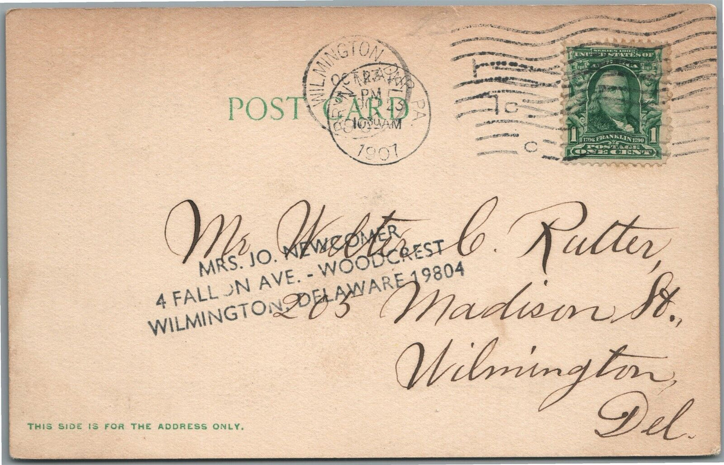 WAYNE PA RADNOR TOWNSHIP CHURCHES ANTIQUE POSTCARD