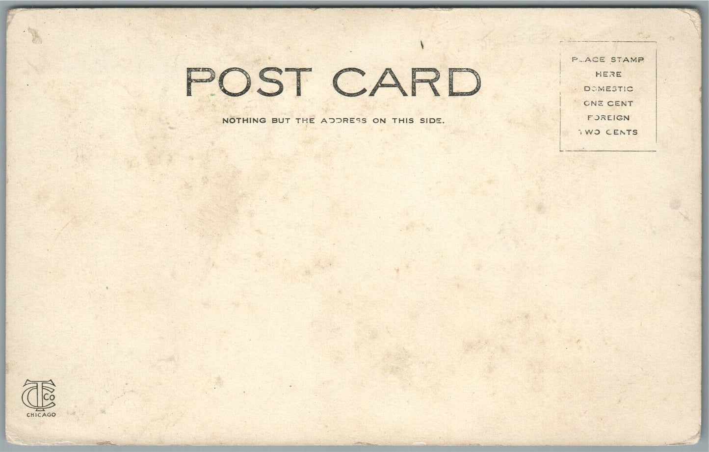 CHICAGO IL THEOLOGICAL SEMINARY ANTIQUE POSTCARD