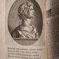 1656 ROMAN EMPERORS ILLUSTRATED Suetonius Tranquillus antique VELLUM BOUND