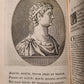 1656 ROMAN EMPERORS ILLUSTRATED Suetonius Tranquillus antique VELLUM BOUND