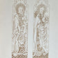 1867 ILLUSTRATIONS of the ROOD SCREEN in RANWORTH antique ILLUSTRATED FOLIO