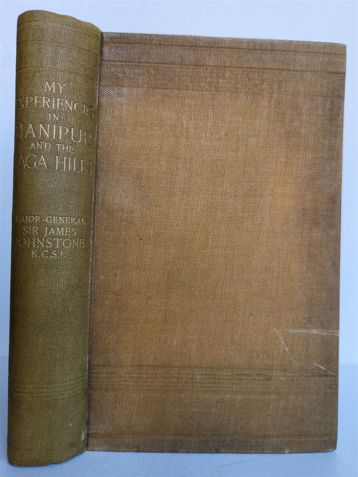 1895 M EXPERIENCES in MANIPUR & NAGA HILLS by J. JOHNSTONE antique ILLUSTRATED