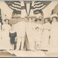 FLEMINGTON NJ PATRIOTIC ANTIQUE REAL PHOTO POSTCARD RPPC