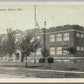 HURLEY WI LINCOLN SCHOOL ANTIQUE POSTCARD