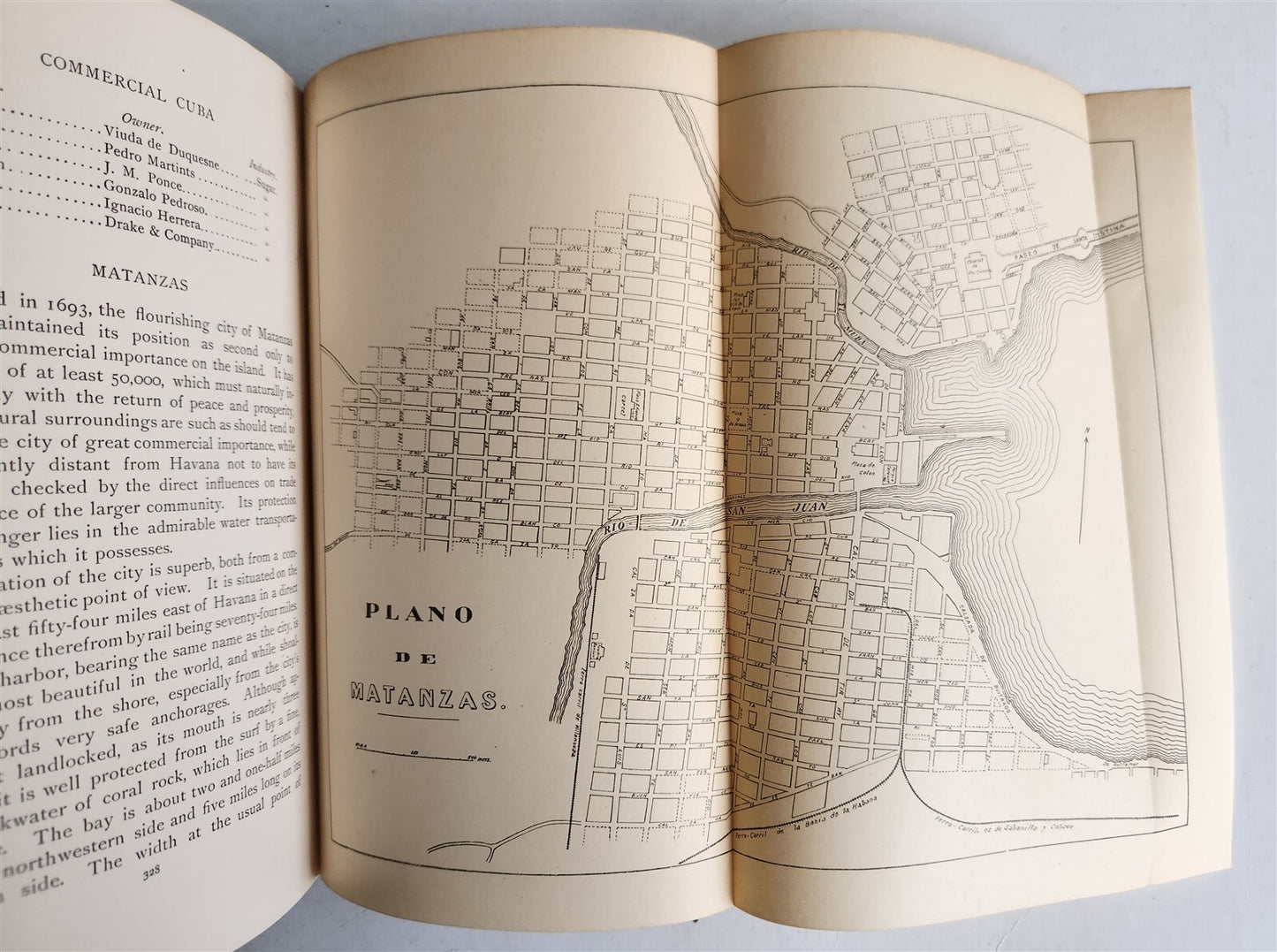 1898 COMMERCIAL CUBA by WILLIAM CLARK ILLUSTRATED SIGNED by AUTHOR ! antique