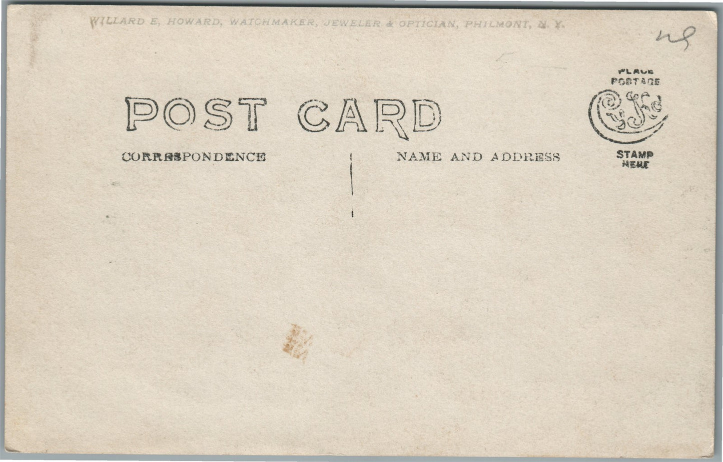 WEST STOCKBRIDGE MA POST OFFICE & TOWN HALL ANTIQUE REAL PHOTO POSTCARD RPPC