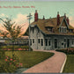 RACINE WI RAILWAY STATION RAILROAD DEPOT ANTIQUE POSTCARD
