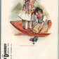 CHICAGO IL STOPS THE DANDRUF USTIN MFR ADVERTISING ANTIQUE POSTCARD