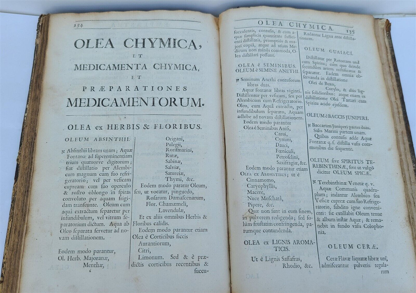 1721 PHARMACOPEIA in ENGLISH antique FOLIO