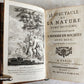 1744-1750 LE SPECTACLE DE LA NATURE antique ILLUSTRATED w/ 199 FOLDING PLATES