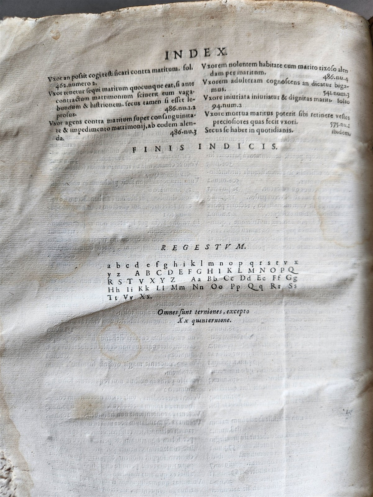 1567 CANON LAW antique 16th CENTURY FOLIO vellum binding Decisiones Canonicae