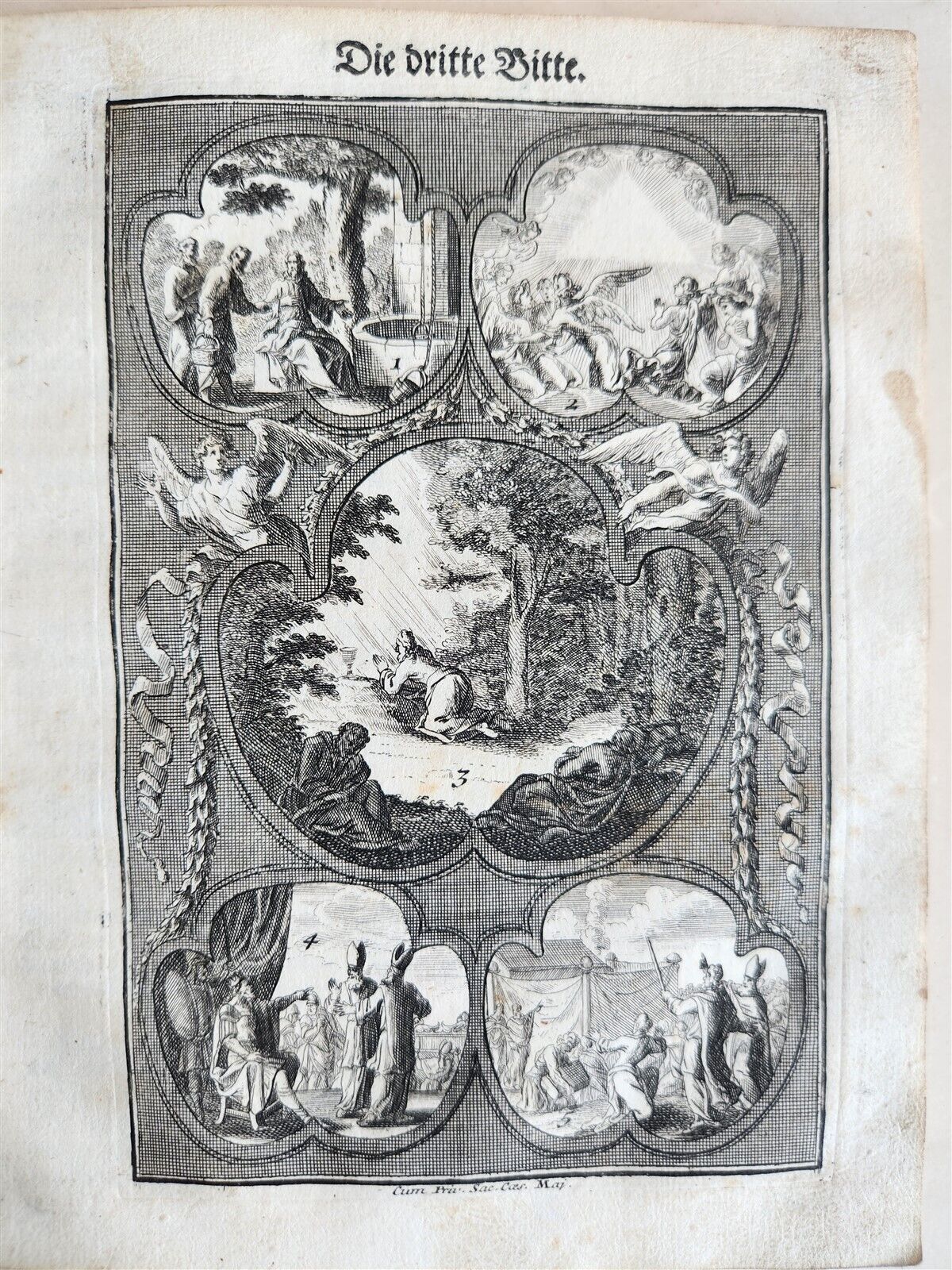 18th century ILLUSTRATED CATECHISM antique