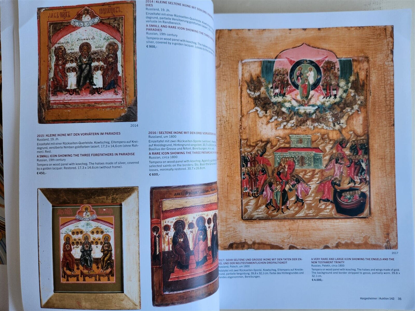 RUSSIAN & GREEK ORTHODOX ICONS & ART LOT of 3 2024 GERMAN AUCTION CATALOGS