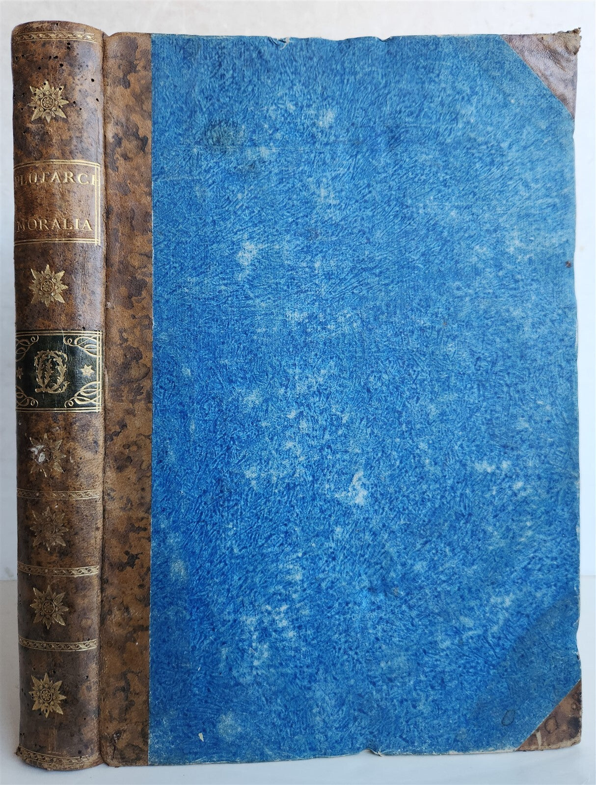 1572 PLUTARCH MORALIA antique FOLIO 16th CENTURY