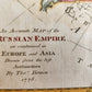 1778 MAP OF RUSSIA antique AN ACCURATE MAP OF RUSSIAN EMPIRE