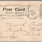 LANSDALE PA BANK & POST OFFICE ANTIQUE POSTCARD
