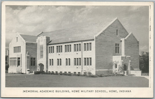 HOWE IN MILITARY SCHOOL ANTIQUE POSTCARD