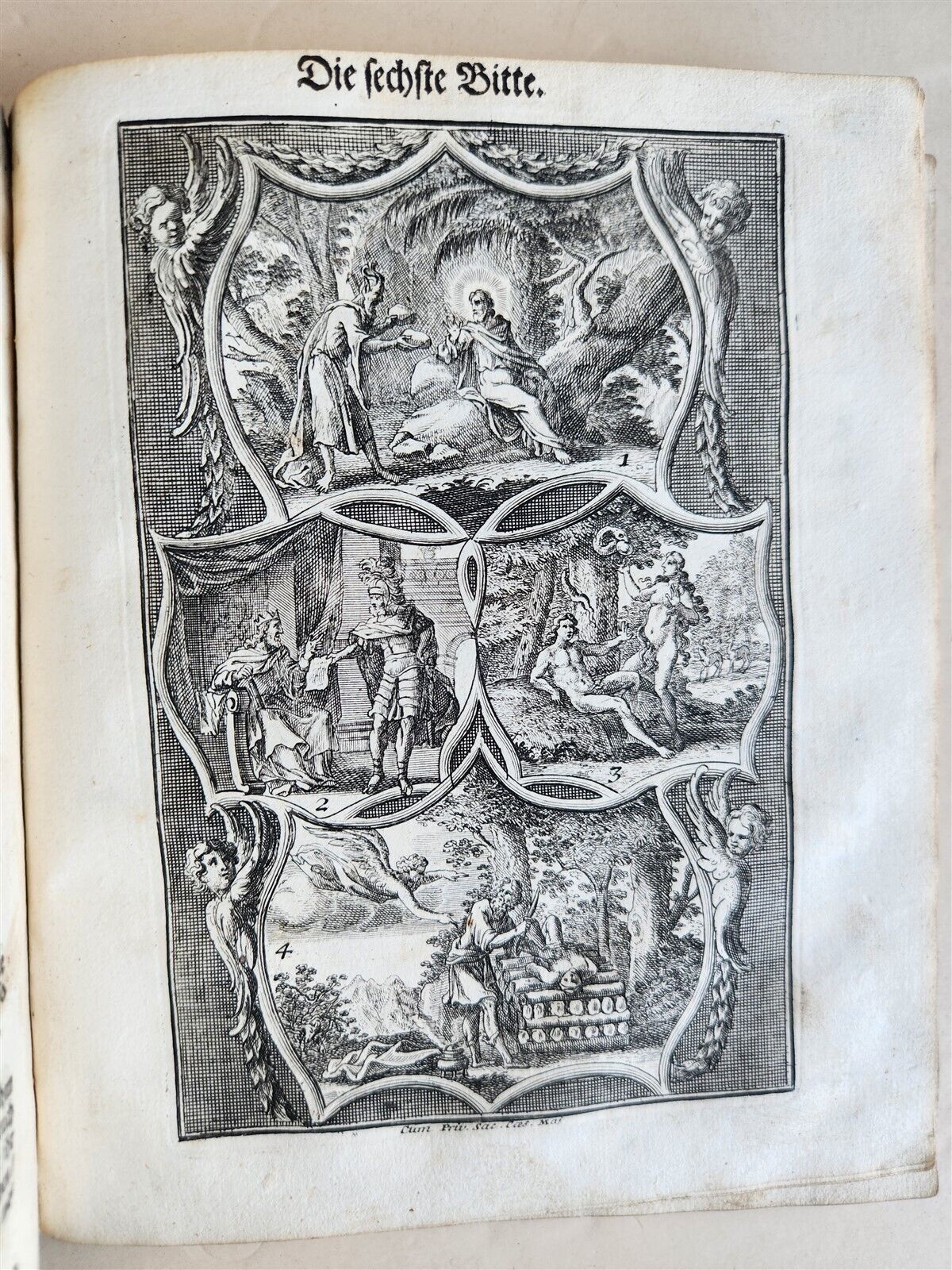 18th century ILLUSTRATED CATECHISM antique