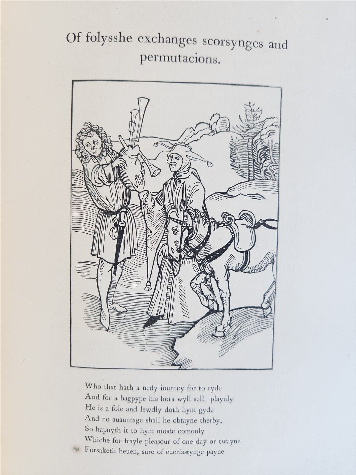 1874 SHIP of FOOLS transl. by Alexander Barclay 2 VOLUMES antique ILLUSTRATED