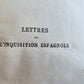 1874 LETTERS to RUSSIAN GENTLEMAN on SPANISH INQUISITION antique