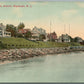 ATLANTIC HIGHLANDS NJ SHORE FRONT ANTIQUE POSTCARD