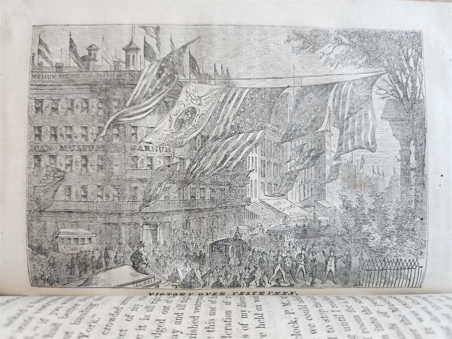 1871 STRUGGLES & TRIUMPHS 40 YEARS RECOLLECTION of P. BARNUM antique ILLUSTRATED