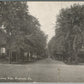 WEATHERLY PA SECOND STREET ANTIQUE POSTCARD