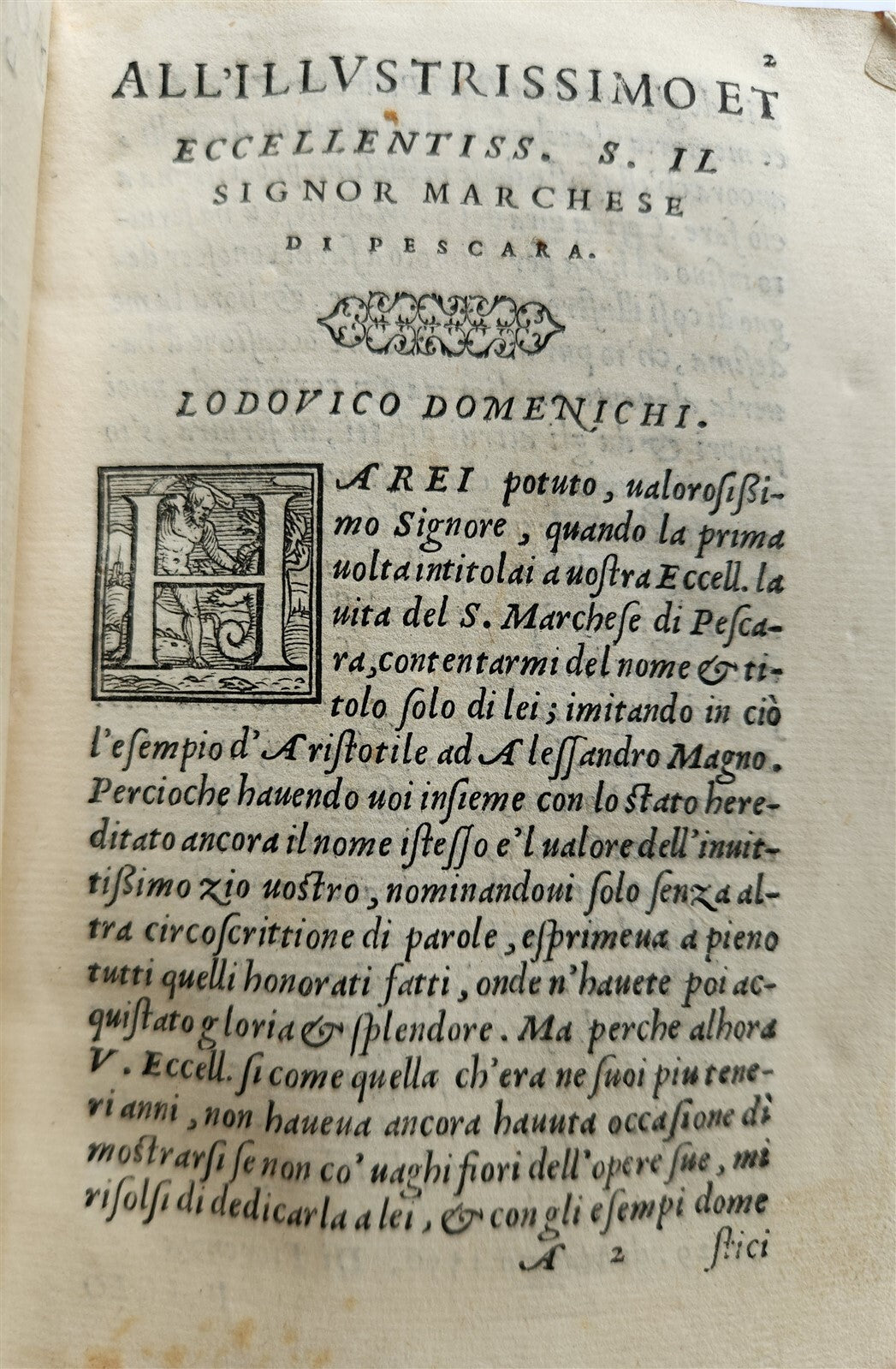 1557 PAOLO GIOVIO antique Life of Don Ferrando Davalo Marquis of Pescara VELLUM