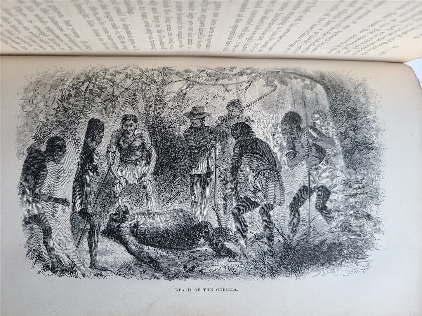 1861 EXPLORATIONS ADVENTURES in EQUATORIAL AFRICA by Chaillu illustrated antique