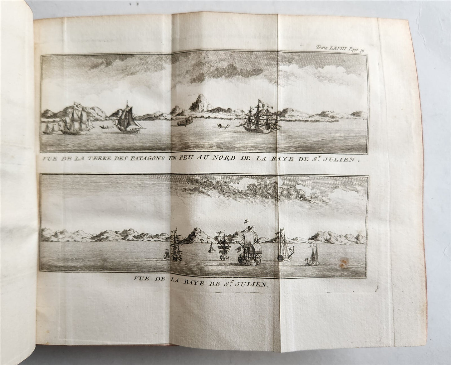 1766 HISTOIRE des VOYAGES antique MEXICO NEW GUINEA INDIA PATAGONIA illustrated