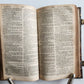 1680 BIBLE in ENGLISH OLD TESTAMENT antique KING JAMES VERSION w/ metal clasps