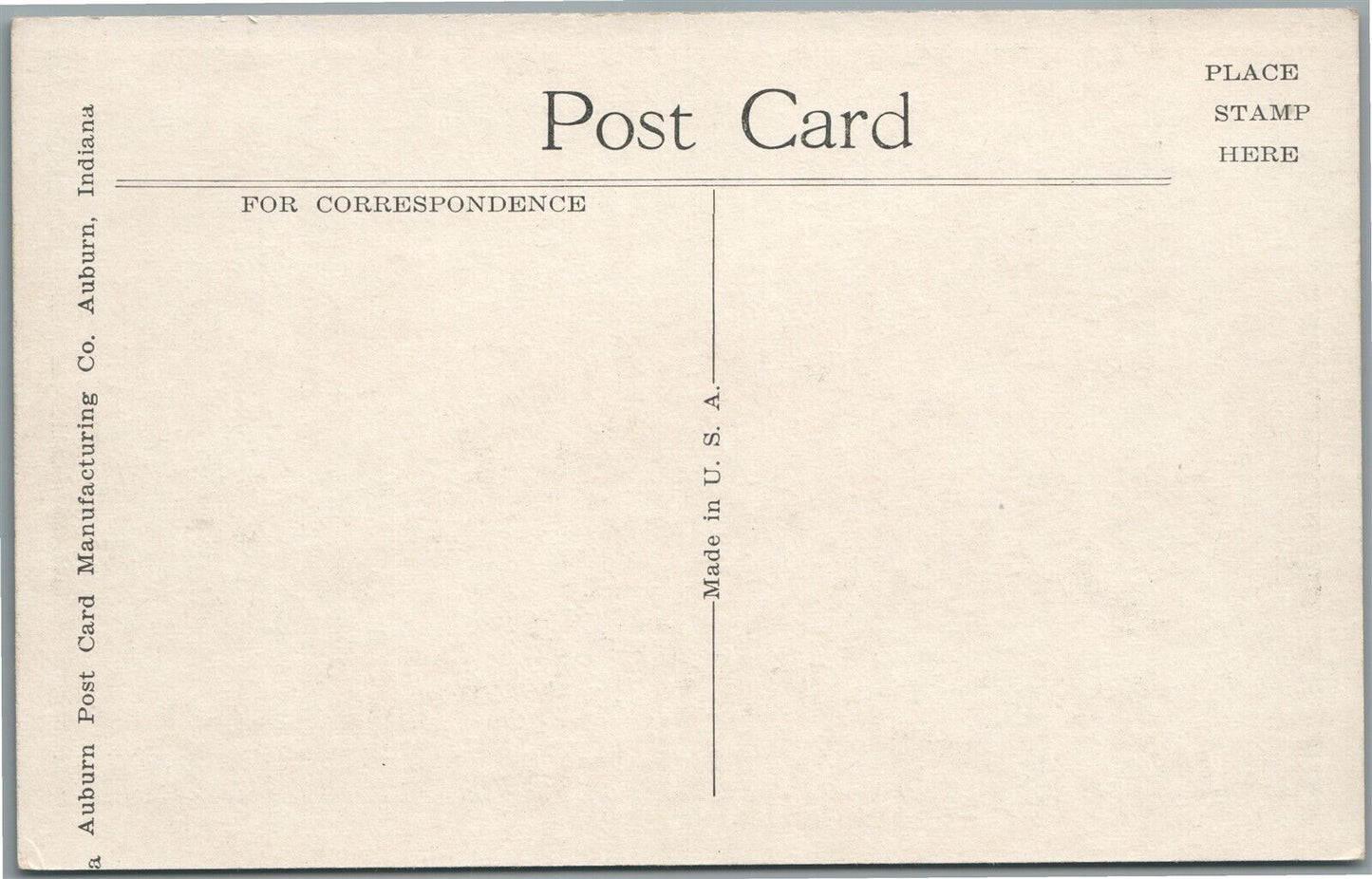 BALLY PA MAIN STR. ANTIQUE POSTCARD