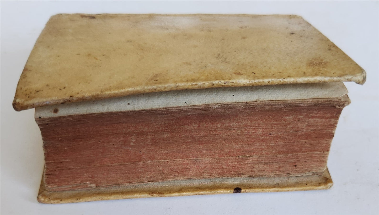 1576 TWELVE CAESARS by SUETONIUS antique VELLUM BOUND ROMAN HISTORY