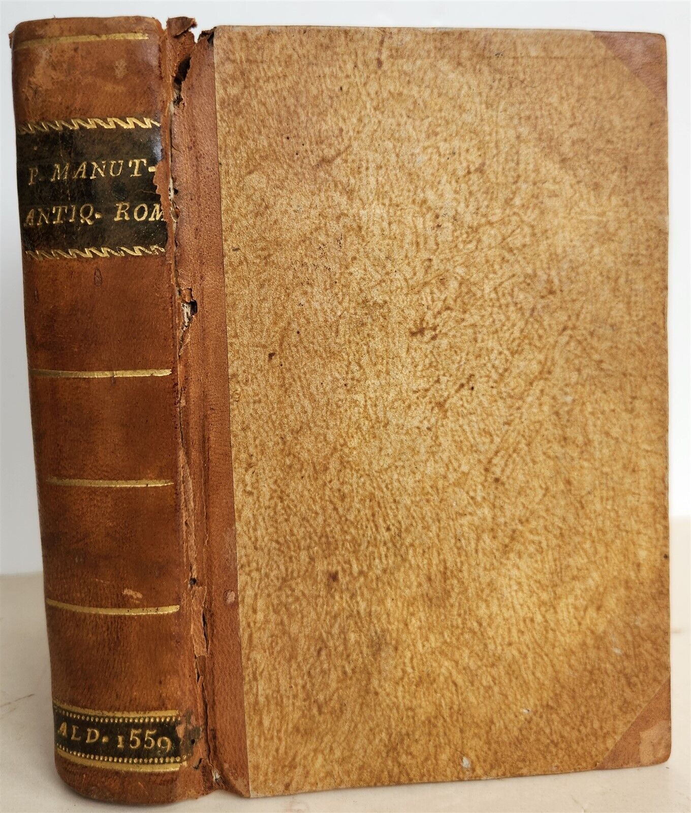 1559 ALDINE PRESS PAOLO MANUZIO antique 16th CENTURY Antiquitatum Romanarum