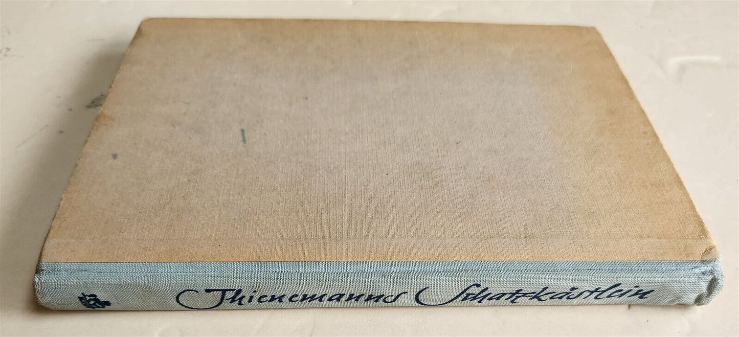 1951 CHILDREN BOOK in GERMAN vintage ILLUSTRATED THIENEMANNS SCHATZASTLEIN