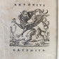 1576 TWELVE CAESARS by SUETONIUS antique VELLUM BOUND ROMAN HISTORY