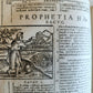 1602 BIBLE in LATIN ILLUSTRATED w/ MAP & NUMEROUS WOODCUTS antique