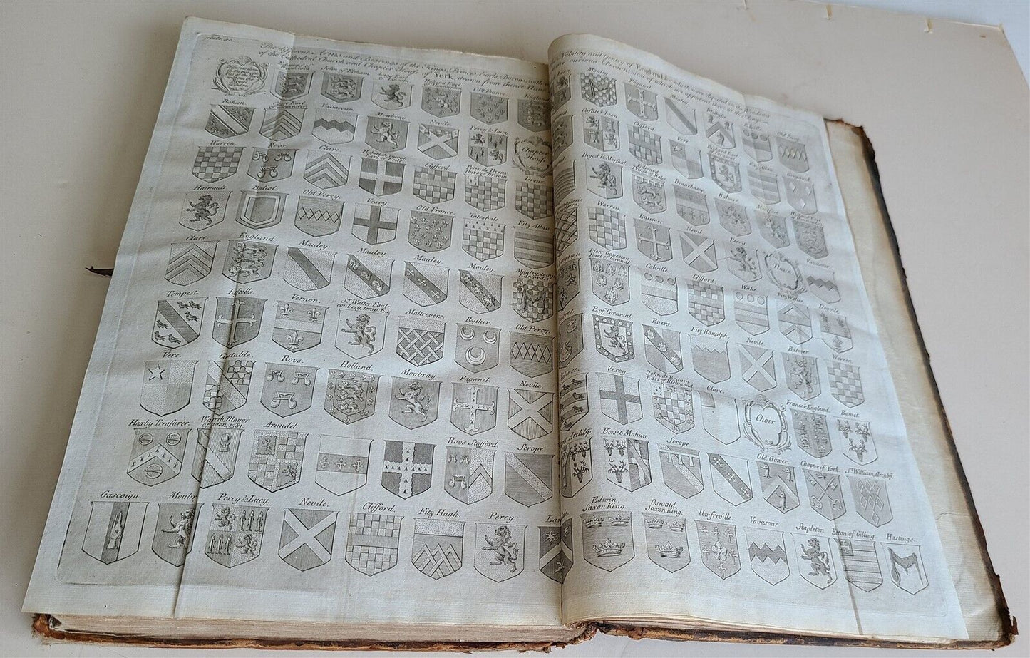 1755 DESCRIPTION HISTORY of CANTERBURY & YORK CHURCHES antique ILLUSTRATED FOLIO