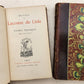 1900s OEUVRES de LECONTE de LISLE POEMES ANTIQUES POETRY in FRENCH 2 VOLUMES