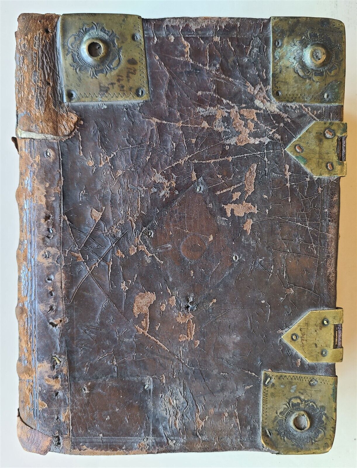 1621 BIBLE in ENGLISH Robert Barker John Bill antique BRASS FITTINGS KING JAMES