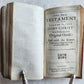1655 BIBLE in ENGLISH antique LONDON John Field RED MOROCCO BINDING