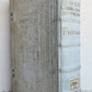 1736 AUGUSTINO CALMET antique BLIND STAMPED PIGSKIN BOUND FOLIO