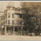 DOWNINGTOWN PA SWAN HOTEL ANTIQUE REAL PHOTO POSTCARD RPPC